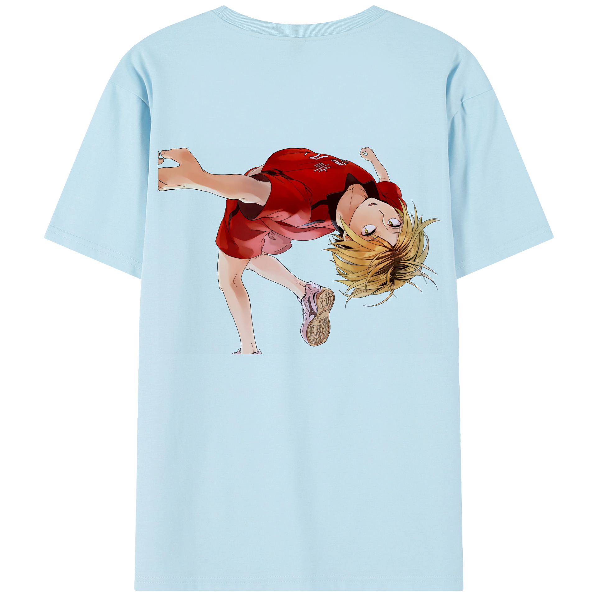 （画像用） ハイキュー!! Haikyu!! 綿100％半袖Tシャツ（背面プリント）